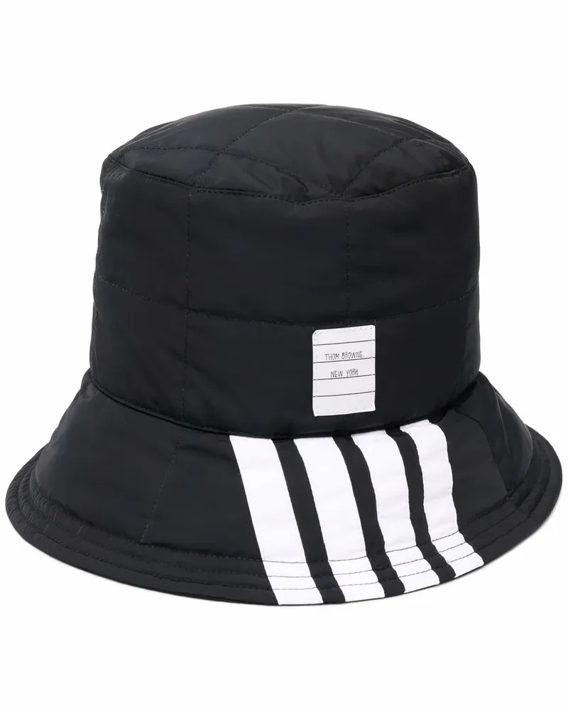 Thom Browne Gesteppter Fischerhut - Schwarz Schwarz