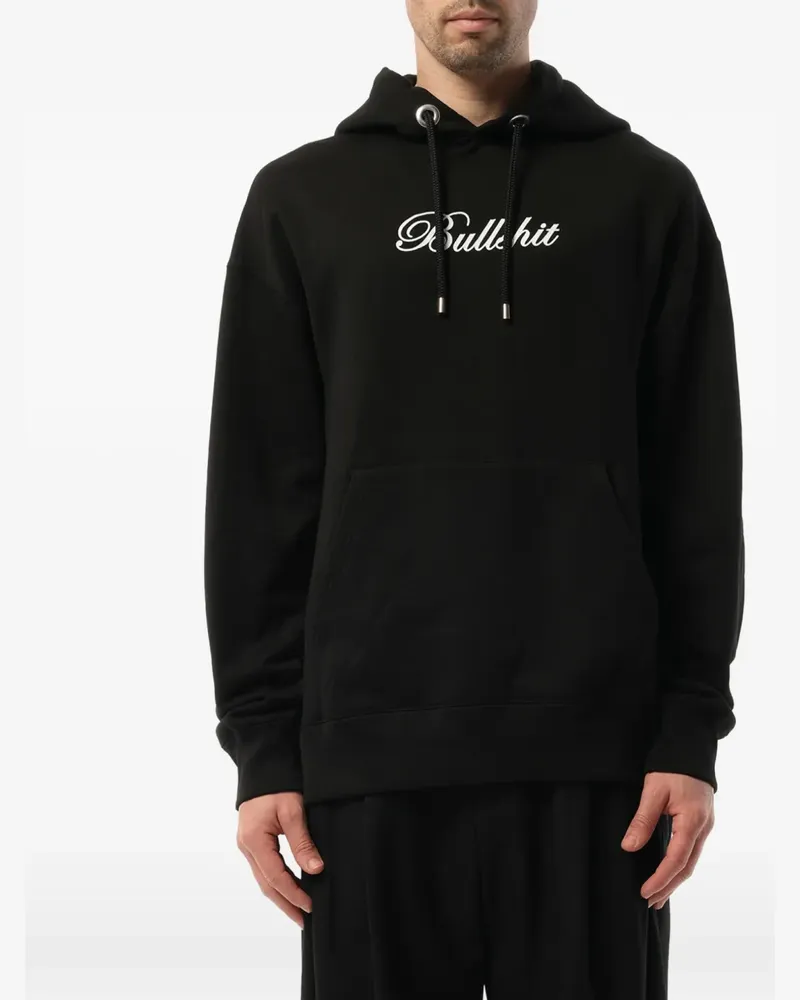 Mastermind Japan skull-print drawstring hoodie - Schwarz Schwarz