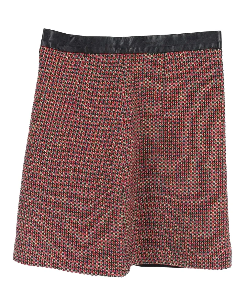 Sandro patterned mini skirt - Rot Rot