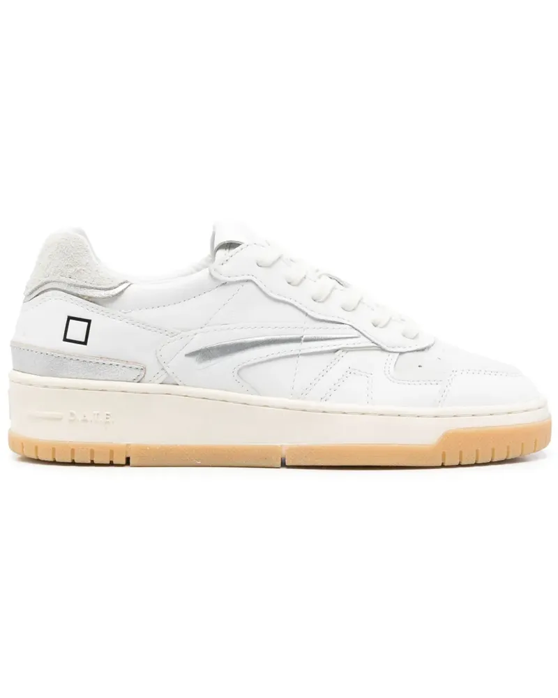 D.A.T.E. Sneakers aus Leder - Weiß Weiß