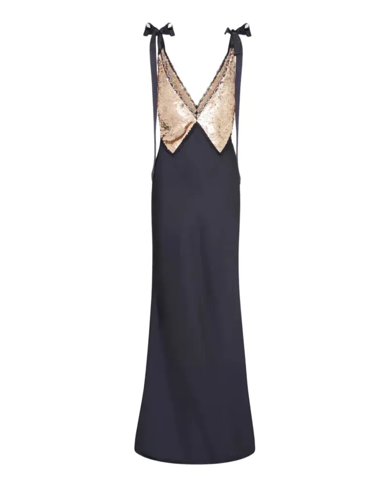 LoveShackFancy Talissa maxi dress - Schwarz Schwarz