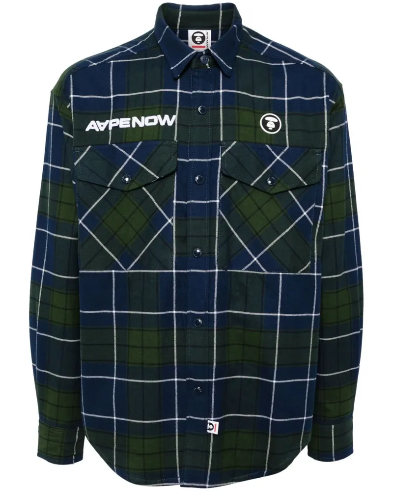 BAPE Aapenow Hemd - Blau Blau