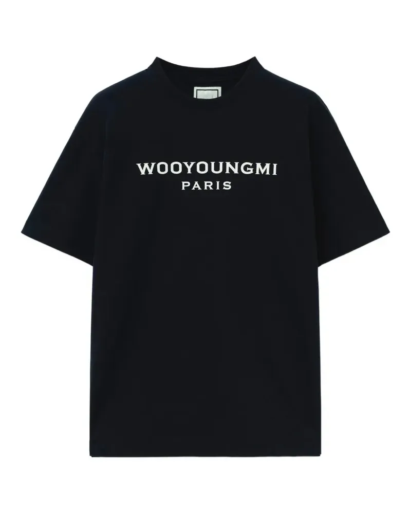 Wooyoungmi Oversized-T-Shirt mit Logo-Detail - Blau Blau