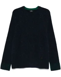 Paul Smith Fein gestrickter Pullover Blau