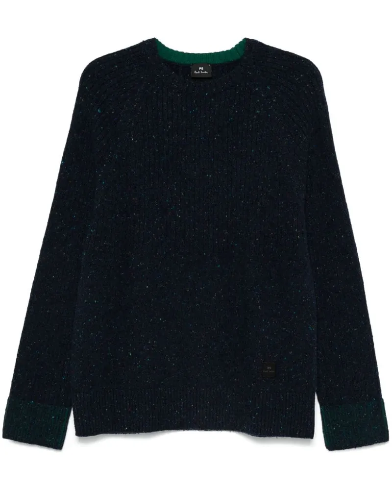Paul Smith Fein gestrickter Pullover - Blau Blau