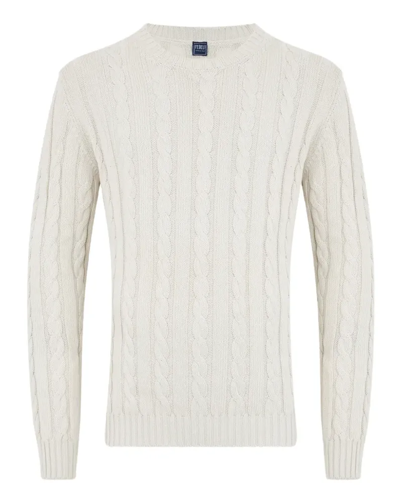 Fedeli cable-knit sweater - Nude Nude