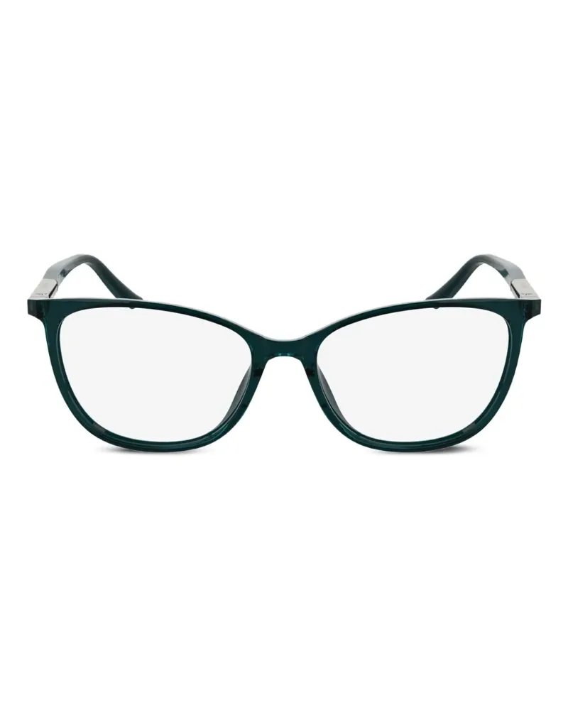 Calvin Klein Cat-Eye-Brille aus Azetat - Grün Grün