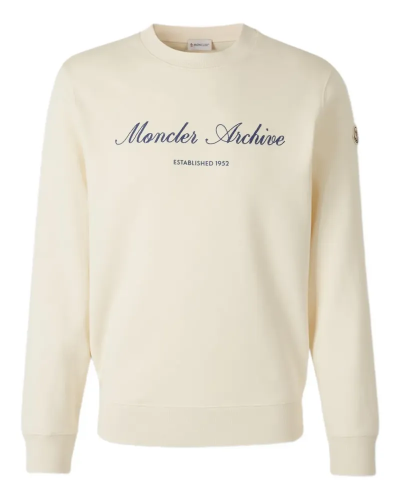 Moncler hood zip hooded sweatshirt - Nude Nude