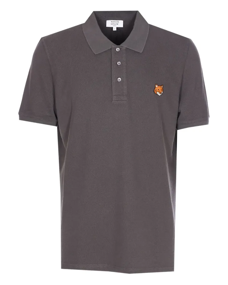 Kitsuné cotton polo shirt - Grau Grau