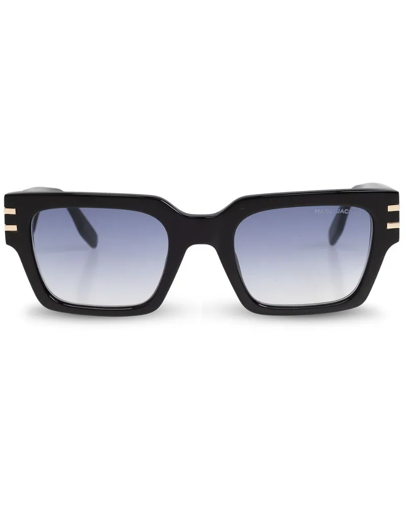 Marc Jacobs Sonnenbrille mit eckigem Gestell - Schwarz Schwarz
