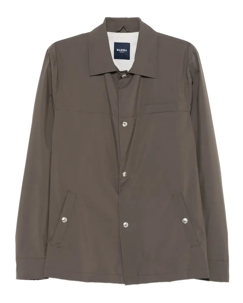 BARBA Tyler buttoned jacket - Grau Grau