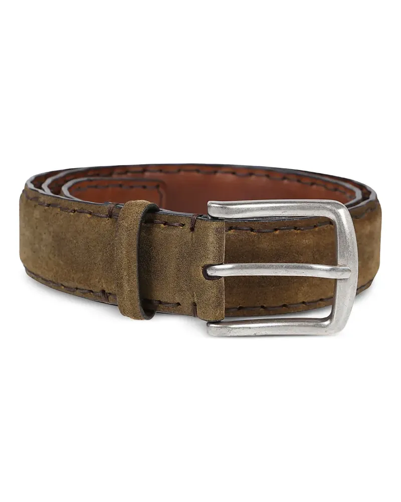 Reptile's House suede leather belt - Grün Grün