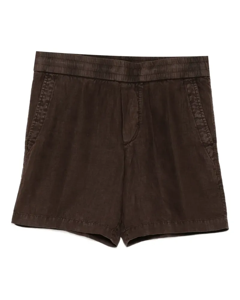 James Perse Leichte Shorts aus Leinen - Braun Braun