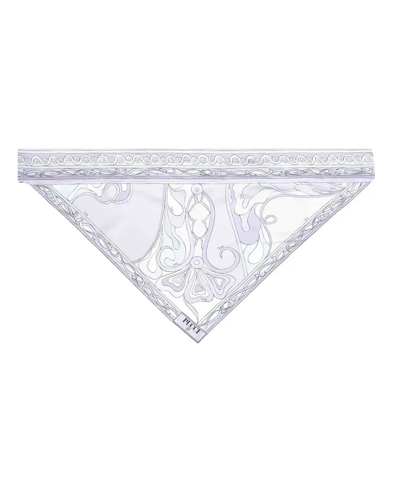 Emilio Pucci Gemusterter Schal - Violett Violett