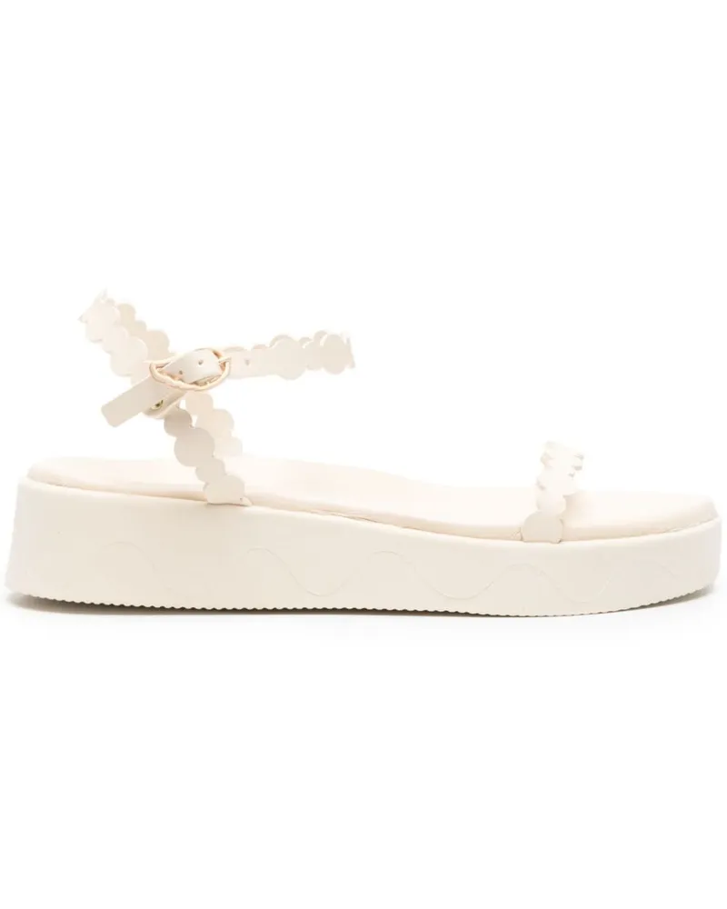 Ancient Greek Sandals Toxo Flatform-Pantoletten - Nude Nude
