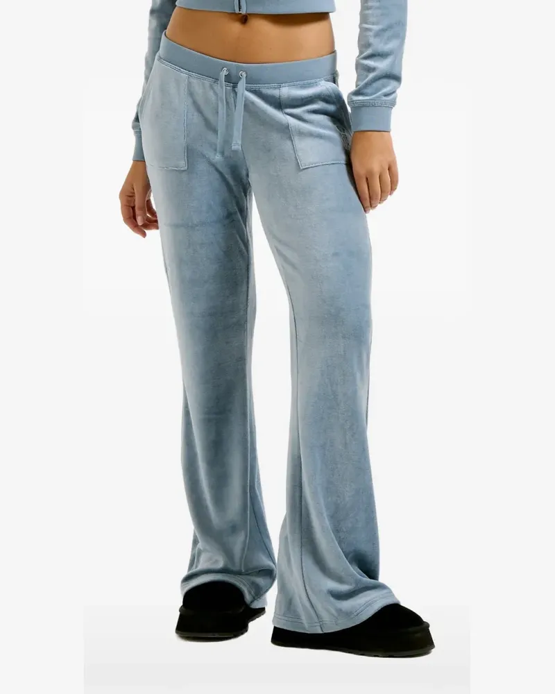 Juicy Couture Heritage Jogginghose aus Velours - Blau Blau