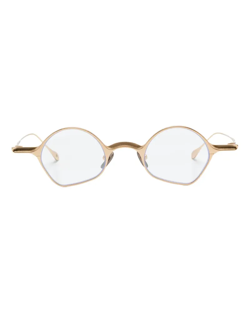 RIGARDS Brille mit getönten Clip-On-Gläsern - Gold Gold