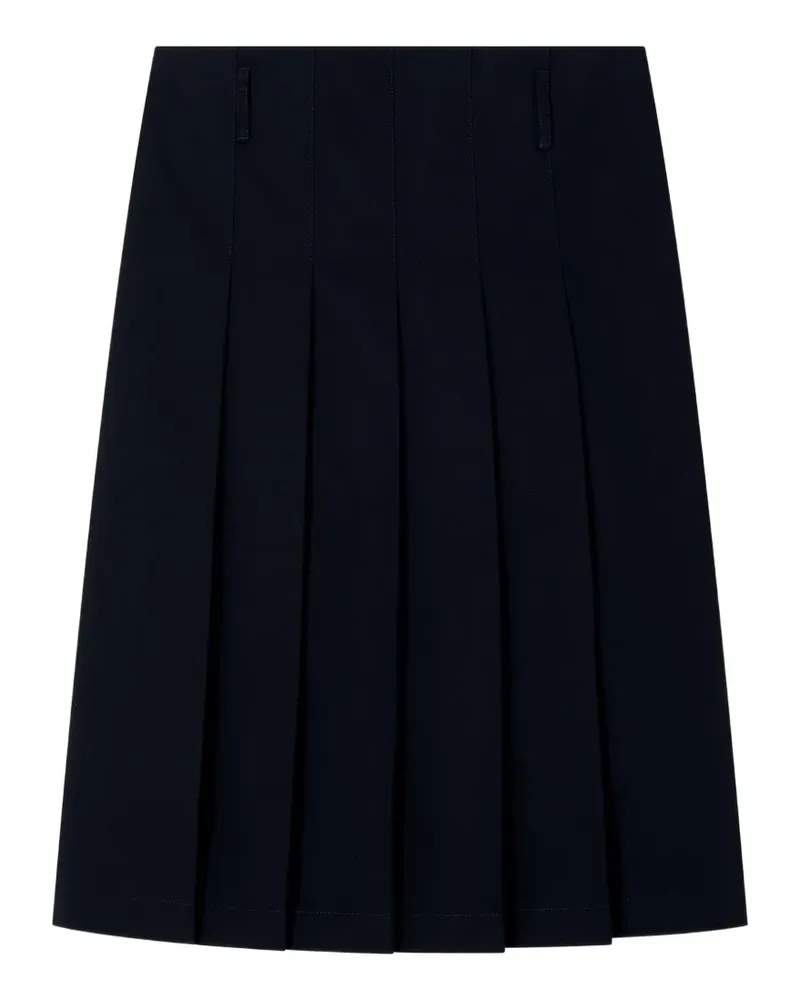 A.P.C. Midirock mit Falten - Blau Blau