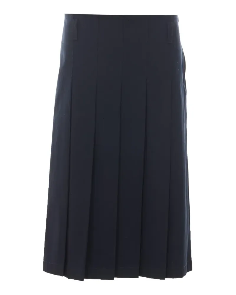 A.P.C. pleated midi skirt - Blau Blau