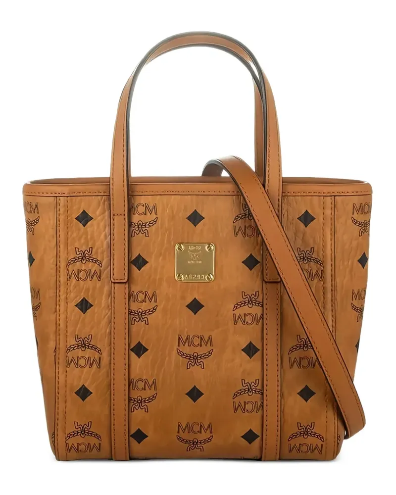 MCM Tote Bag mit Visetos-Print - Braun Braun