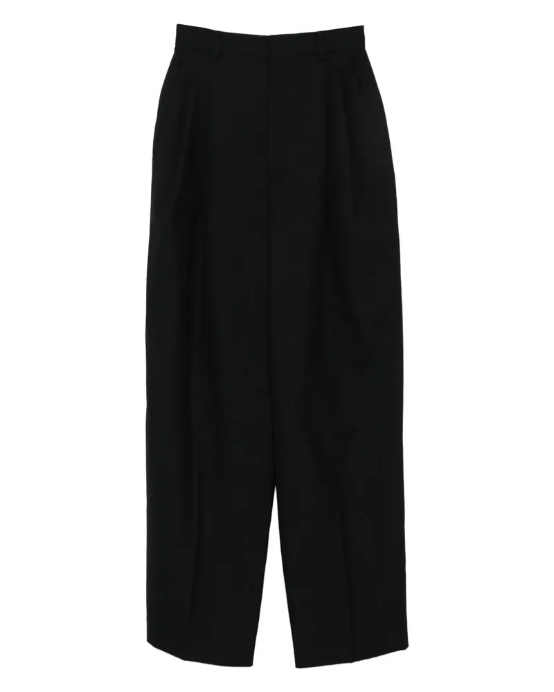 Moschino Hose mit Falten am Rücken - Schwarz Schwarz