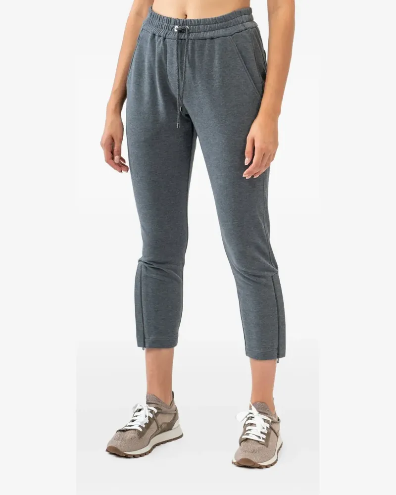 Brunello Cucinelli Hose mit Kordelzug - Grau Grau