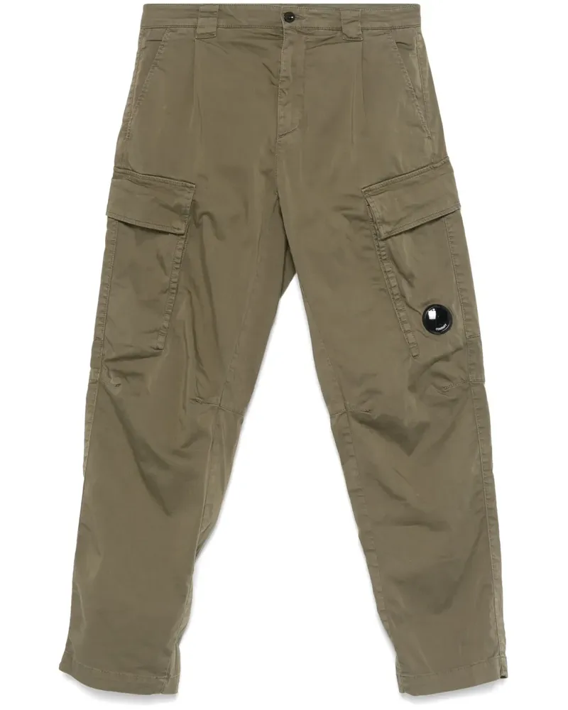 C.P. Company Cargohose mit Linsen-Detail - Grün Grün