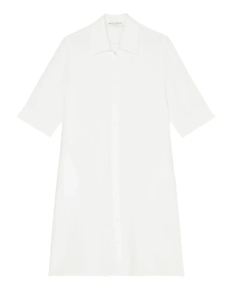 Marc O'Polo Hemdkleid mit Knöpfen - Weiß Weiß