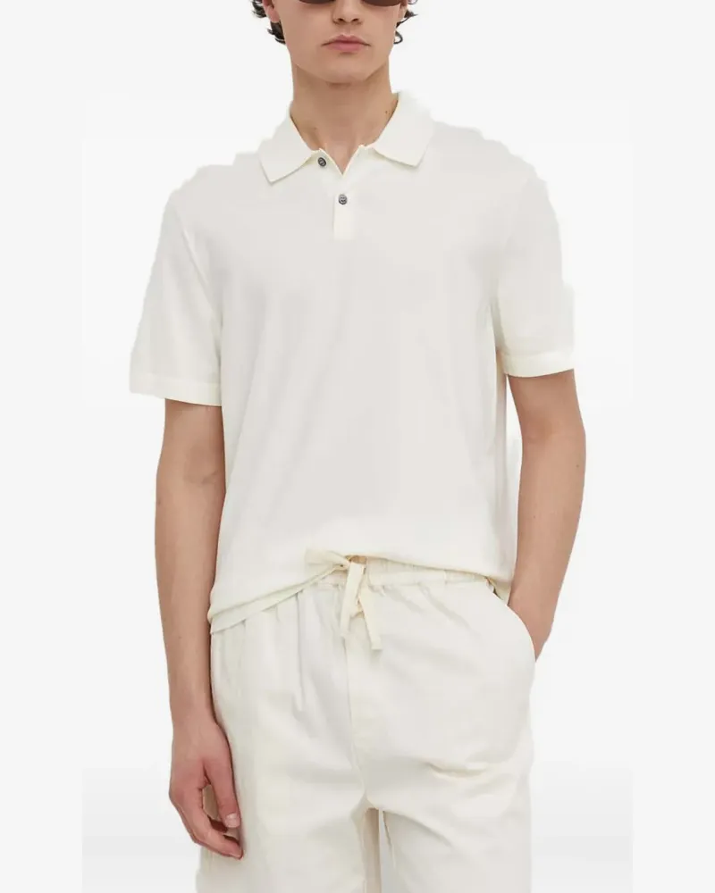 Theory button-up polo shirt - Weiß Weiß