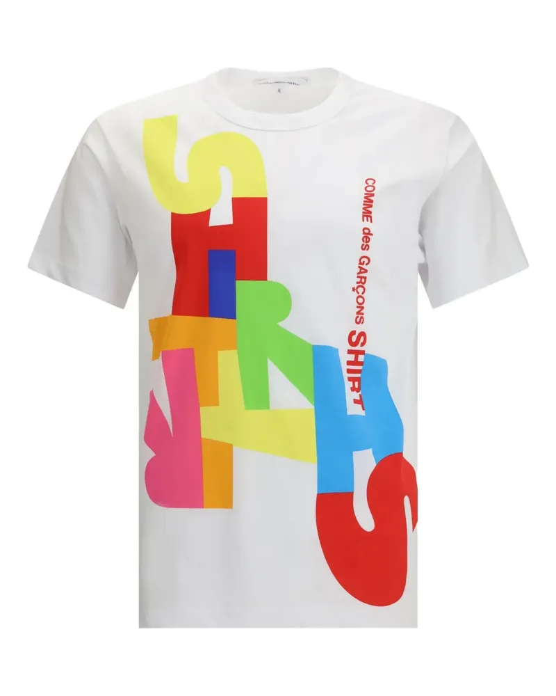 Comme des Garçons T-Shirt mit grafischem Print - Weiß Weiß