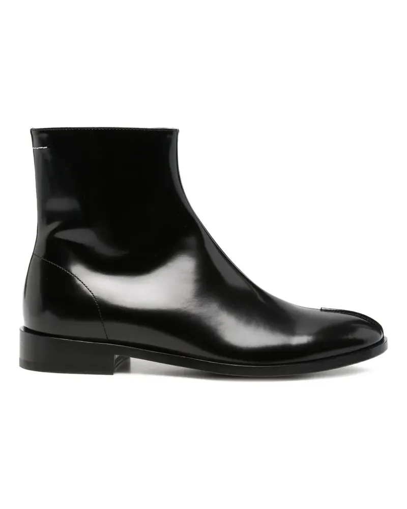 Maison Margiela Stiefel mit mandelförmiger Kappe - Schwarz Schwarz
