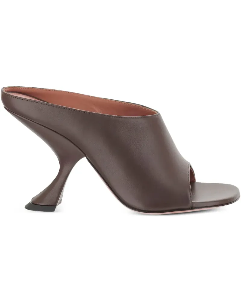 Amina Muaddi Uma sandals - Braun Braun