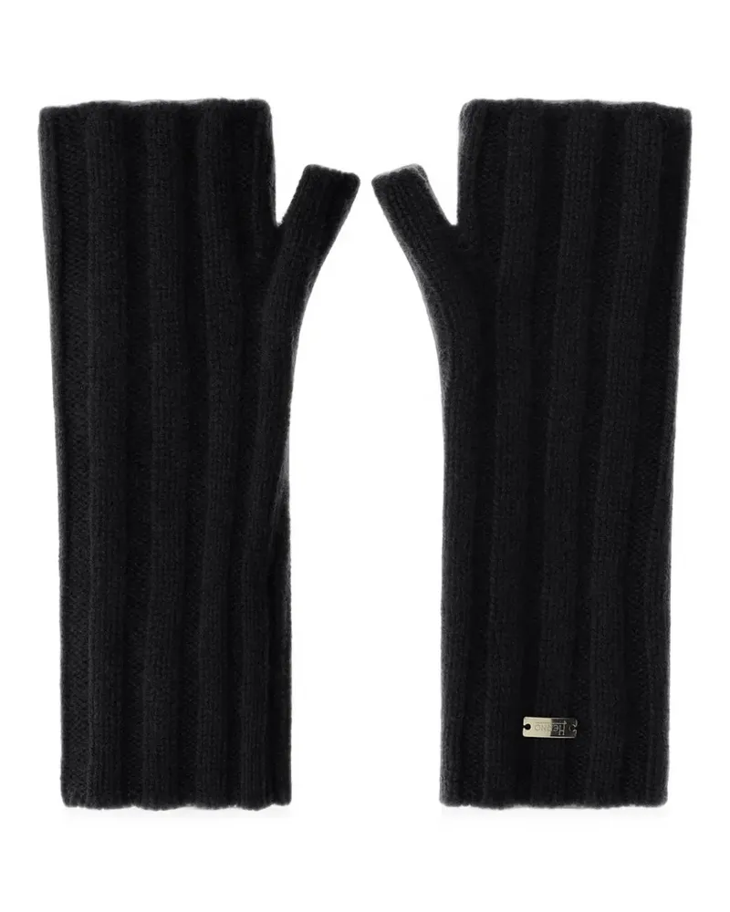 Herno Fingerlose Handschuhe - Schwarz Schwarz
