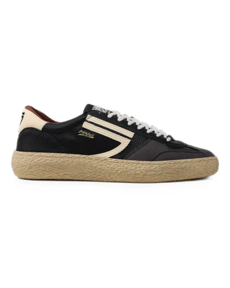 Puraai Sneakers mit gekörntem Effekt - Schwarz Schwarz