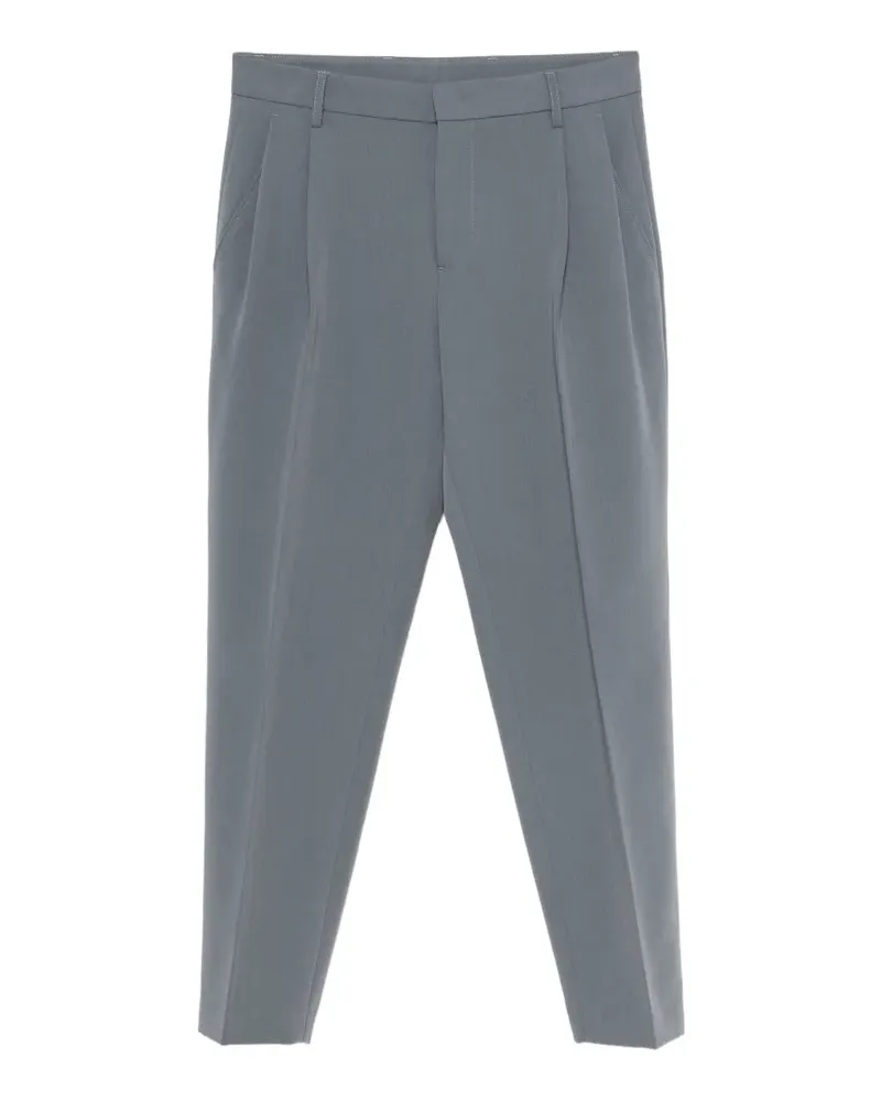 Patrizia Pepe Hose mit Bundfalten - Grau Grau