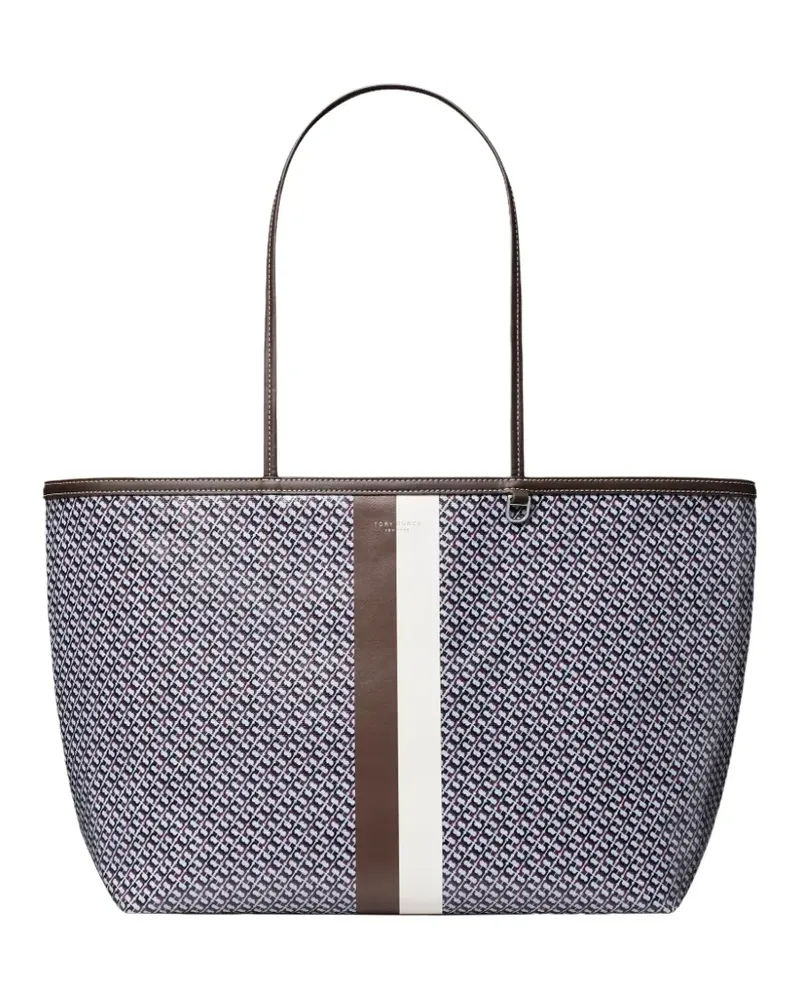 Tory Burch Racer printed tote bag - Weiß Weiß