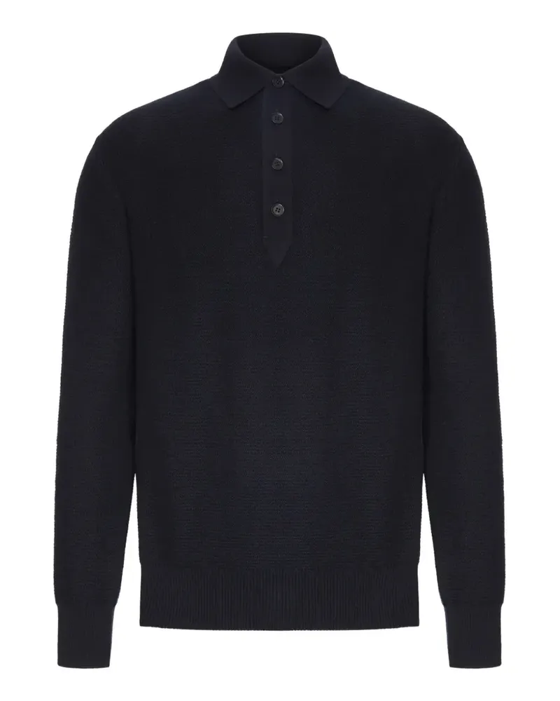 Ermenegildo Zegna Oasi Cashmere polo shirt - Schwarz Schwarz
