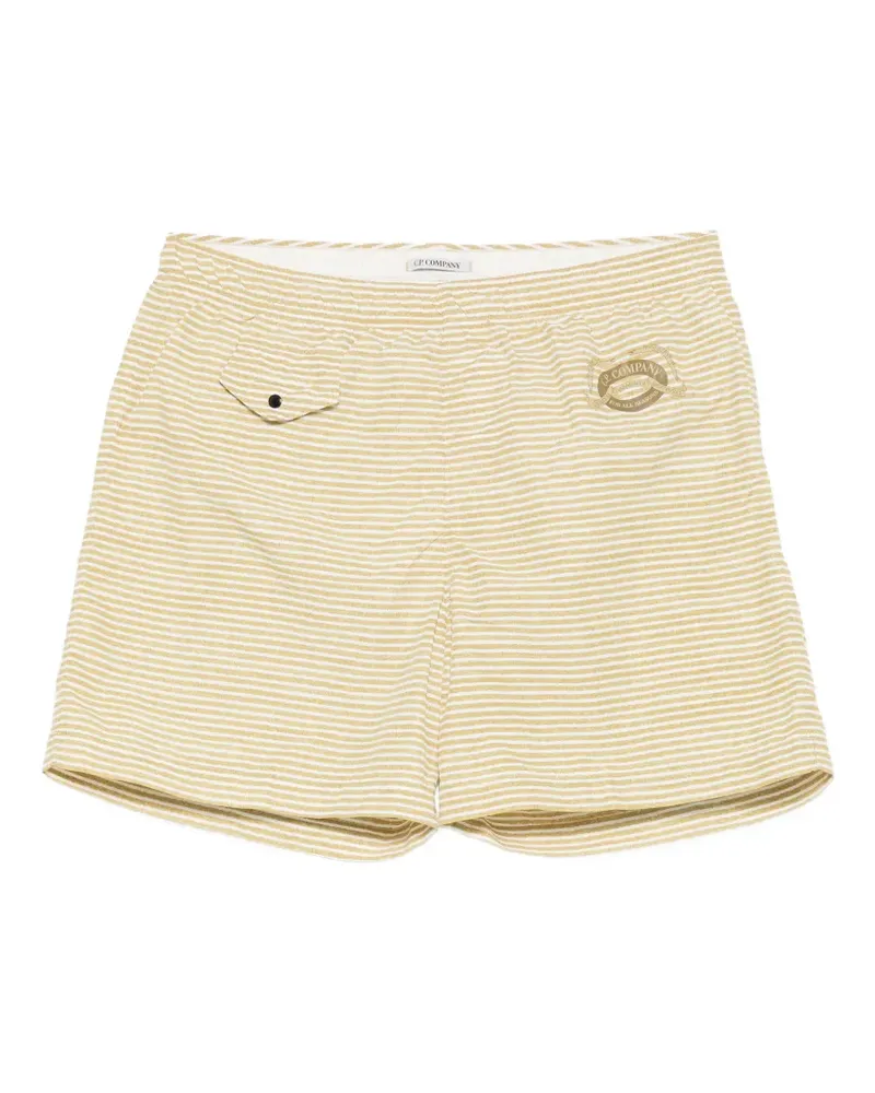 C.P. Company striped swim shorts - Nude Nude