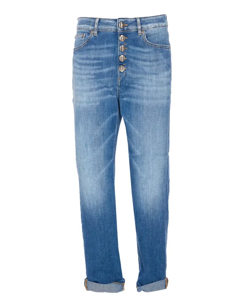 Dondup Jeans mit aufgesetzten Taschen - Blau Blau