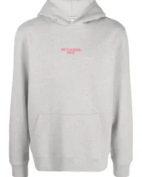 Zadig & Voltaire Hoodie mit Slogan-Print Grau