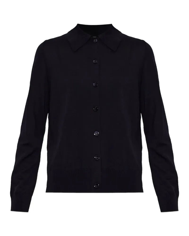 AKEP button-down collared cardigan - Blau Blau