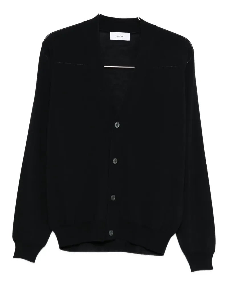 LARDINI Cardigan mit V-Ausschnitt - Blau Blau