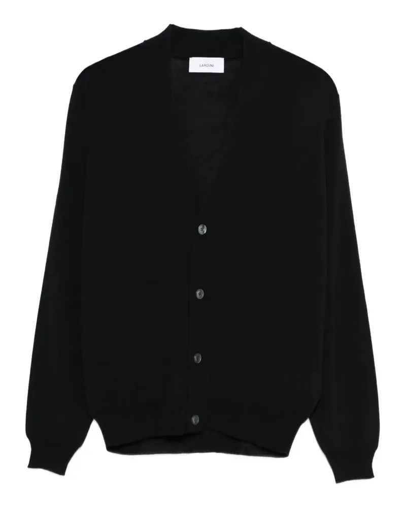 LARDINI Cardigan mit V-Ausschnitt - Blau Blau