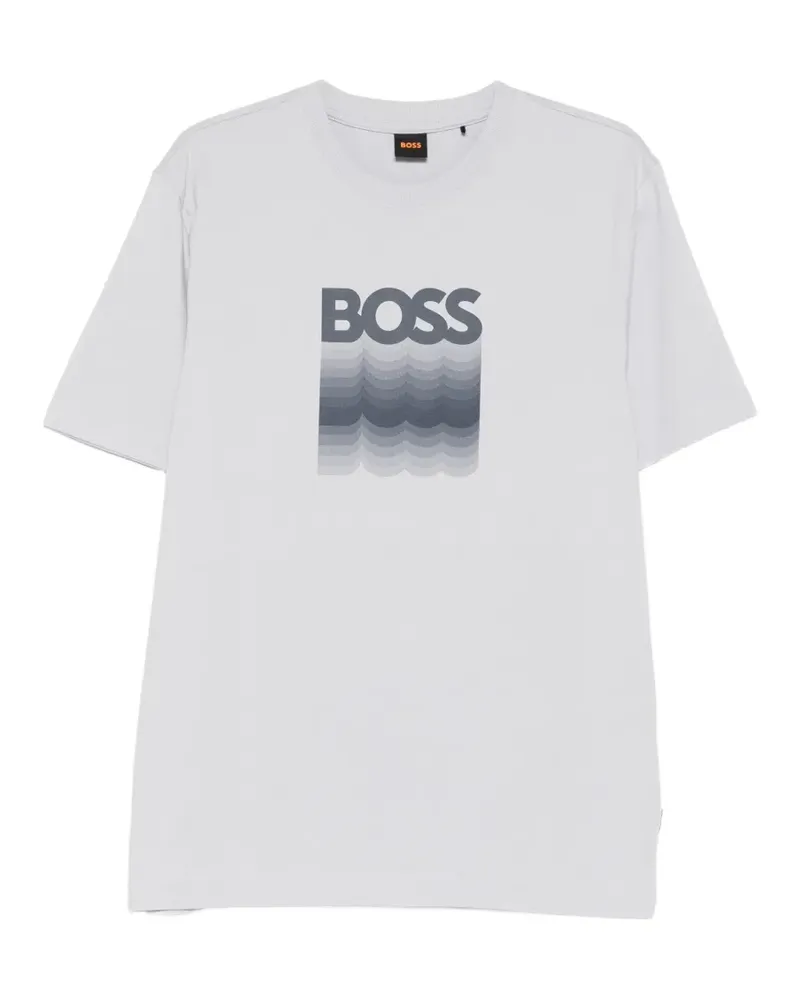 HUGO BOSS T-Shirt mit Logo - Grau Grau