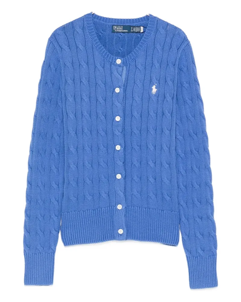 Ralph Lauren Cardigan mit Zopfmuster - Blau Blau