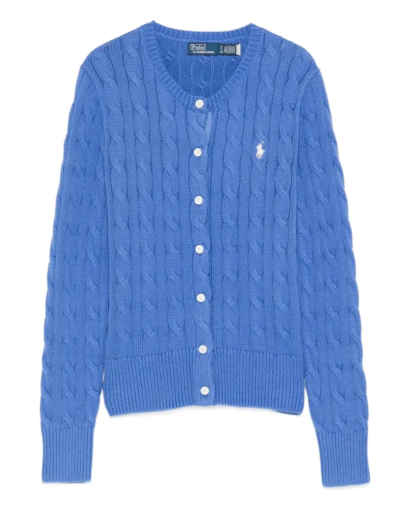 Ralph Lauren Cardigan mit Zopfmuster - Blau Blau