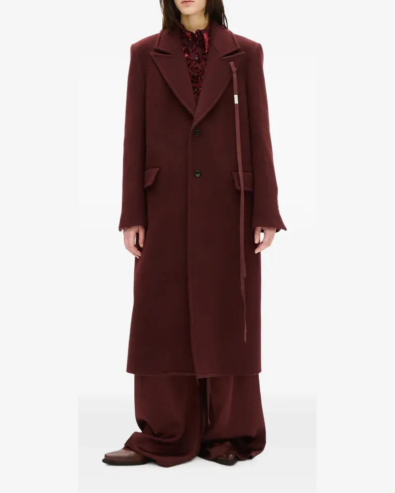 Ann Demeulemeester Aldina Mantel - Rot Rot