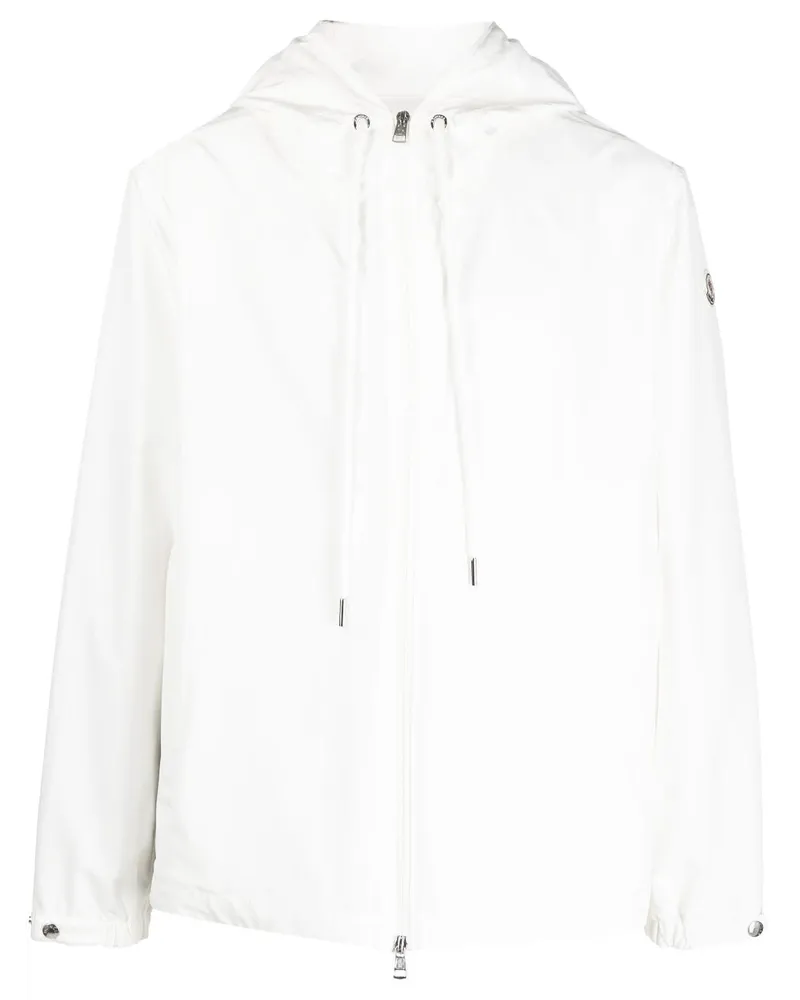 Moncler Kapuzenjacke mit Reißverschluss - Weiß Weiß