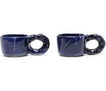 Studio Keramik Tassen, 2er-Set - Blau