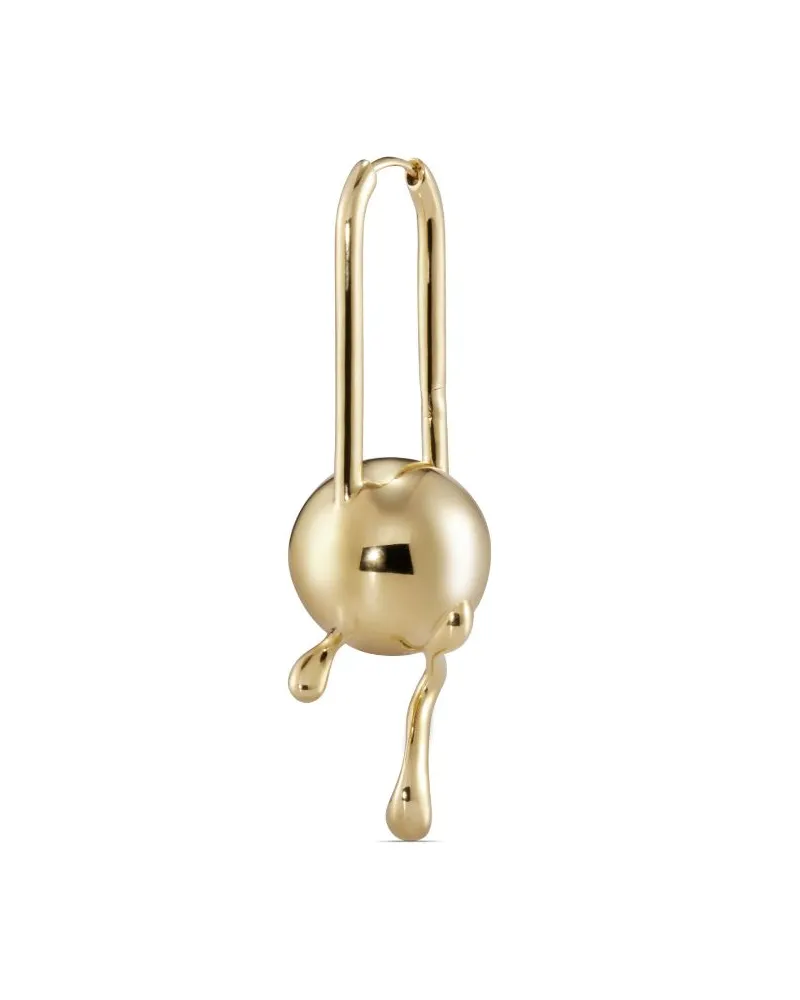 Maria Black Grosse Goerli Ohrring aus 18kt vergoldetem Sterlingsilber Gold
